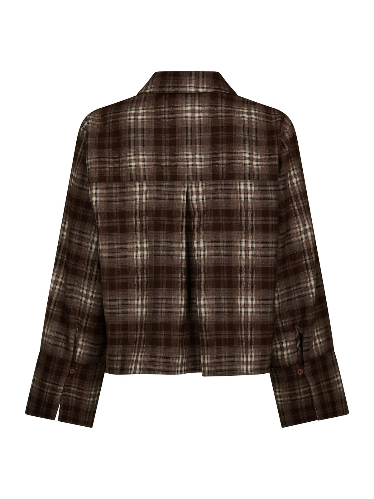 Jaylin Flannel Check Shirt - Warm Grey