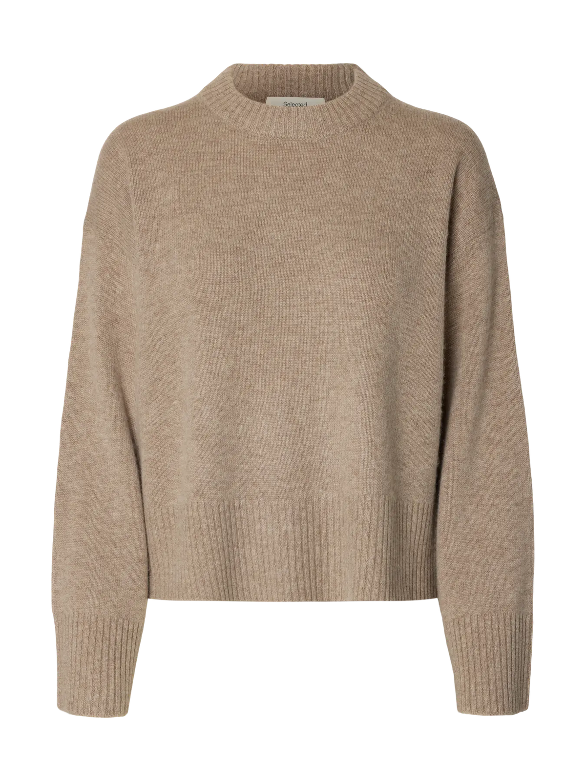 SLWcille Cashmere Blend LS Knit - Irish Cream