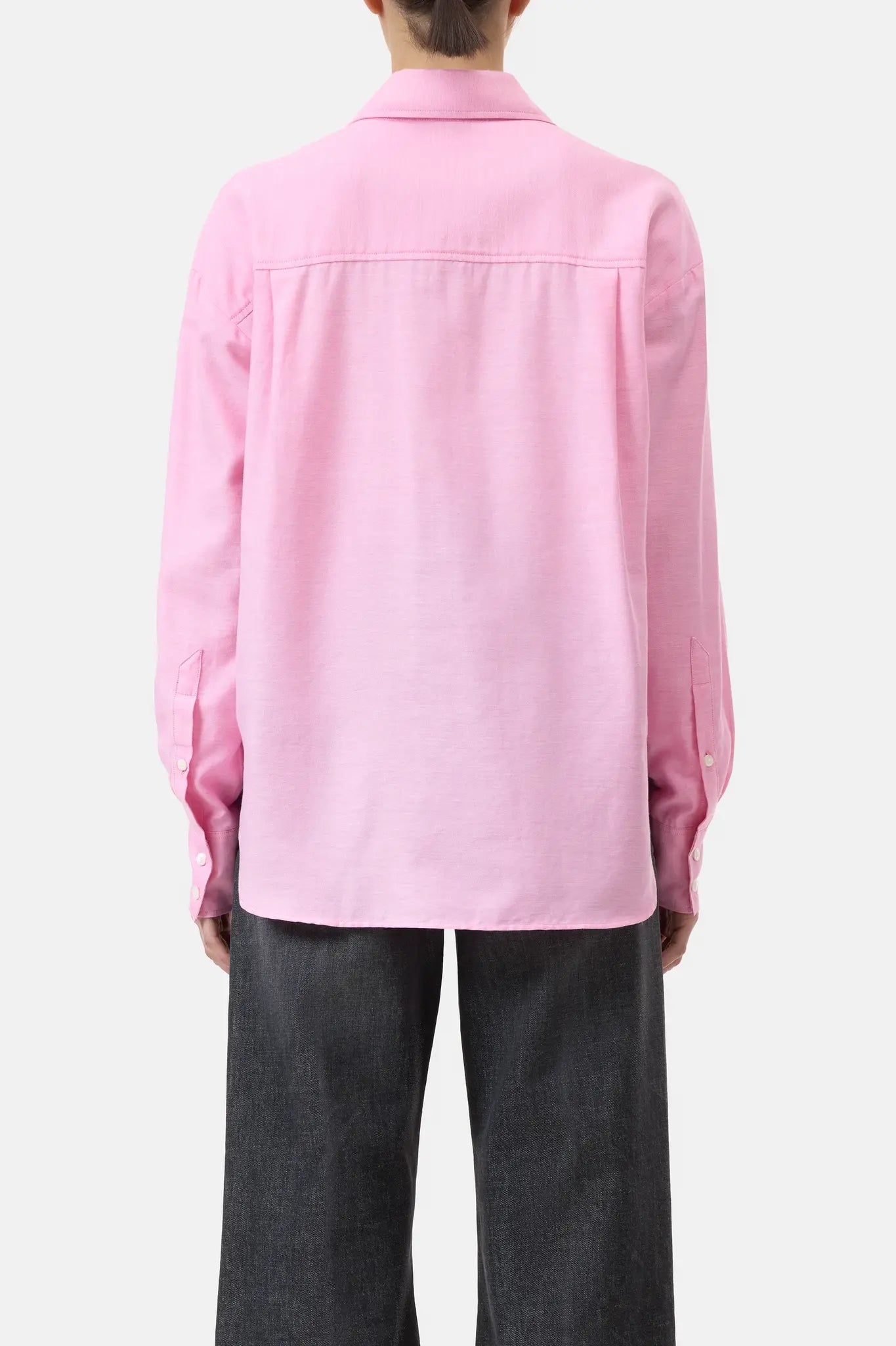 Oversized Shirt - Flamingo Pink