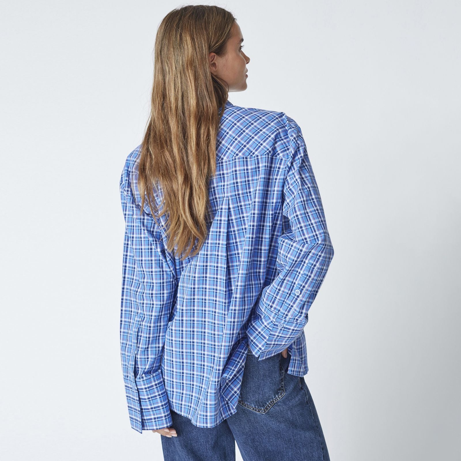 AngelicaCC Check Shirt - Blue