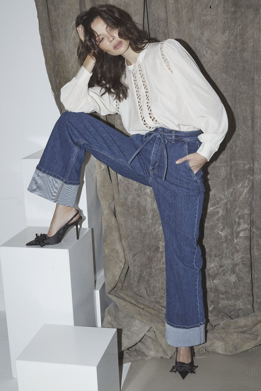 AilaCC lace shirt - Off white