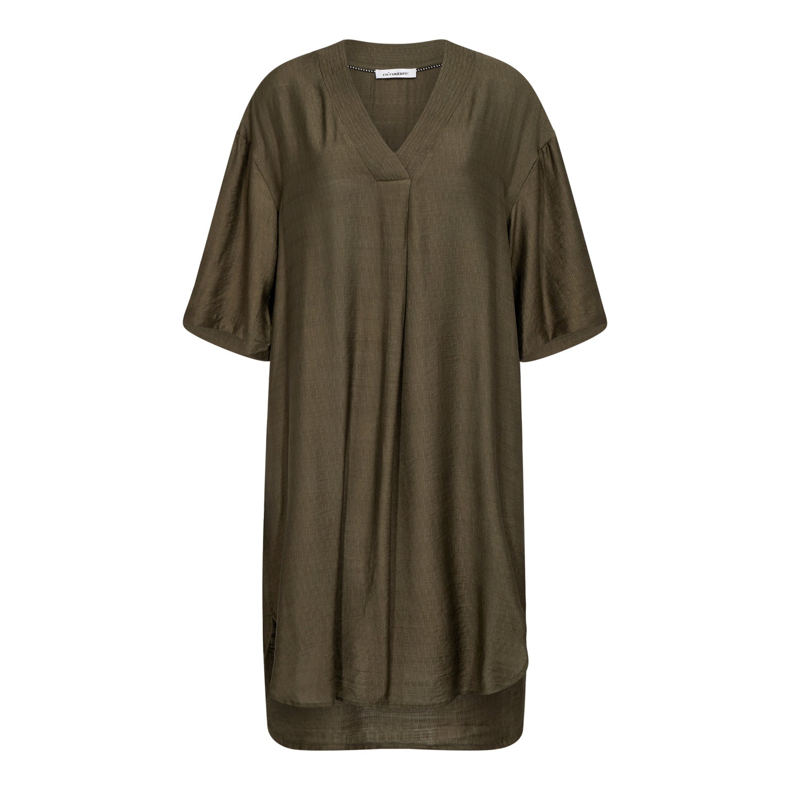 CarynCC Pleat Tunic Dress - Army