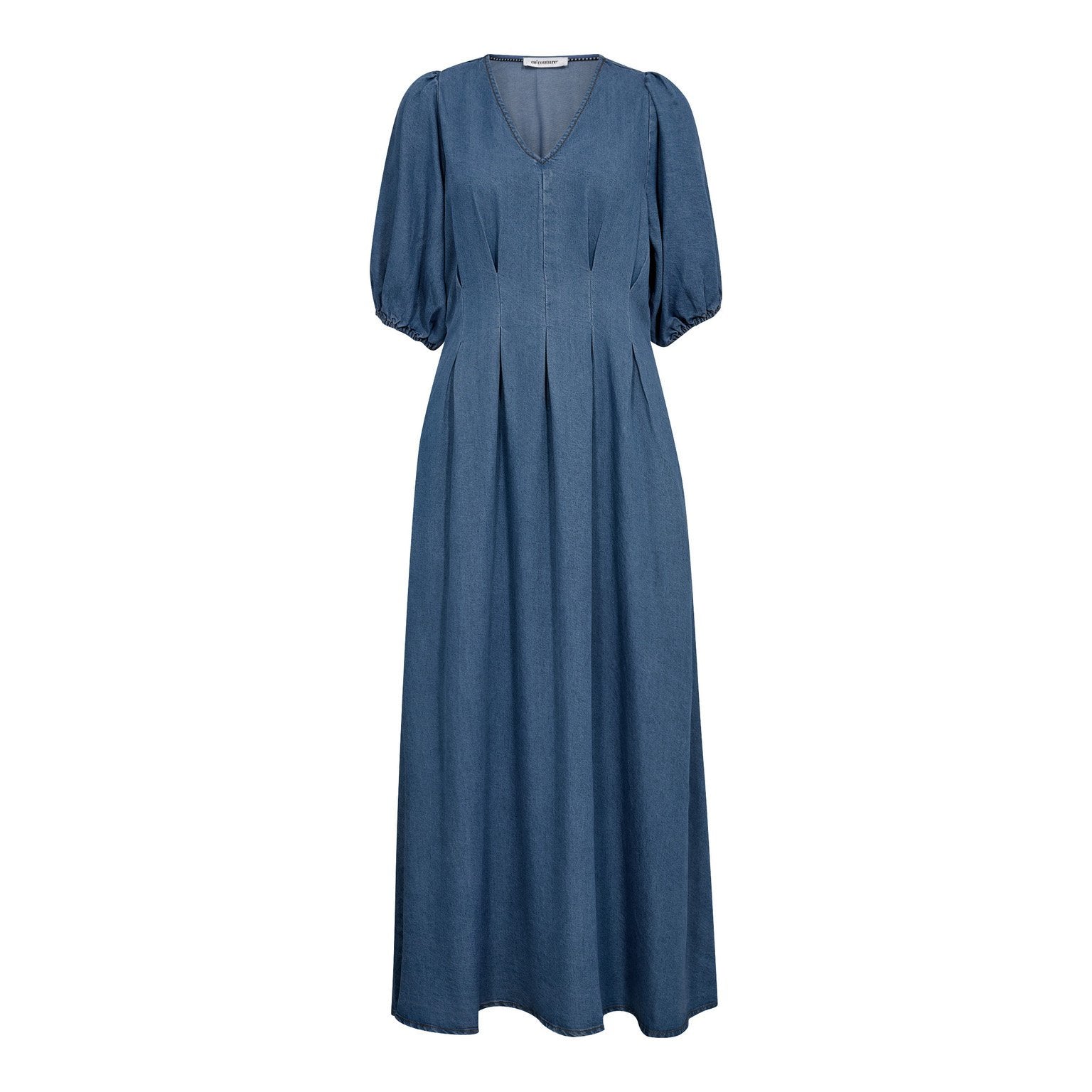 DenimCC Pleat Dress - Denim Blue