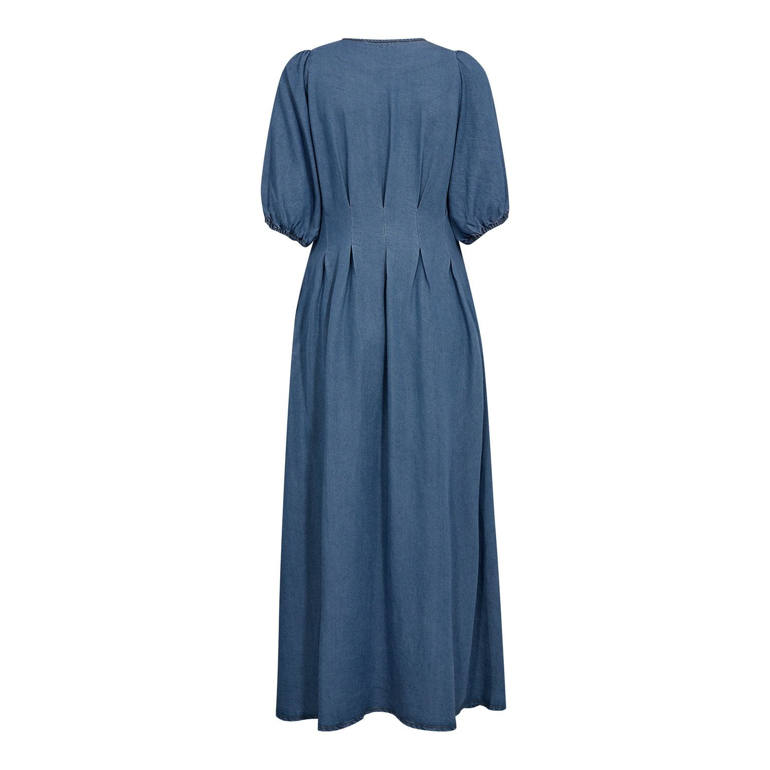 DenimCC Pleat Dress - Denim Blue