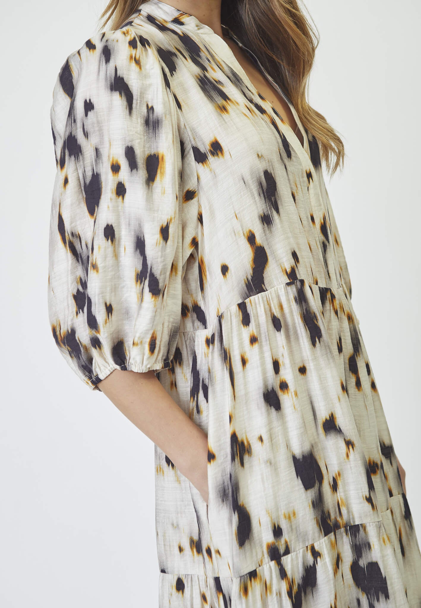 ElisaCC Floor Dress - Bone