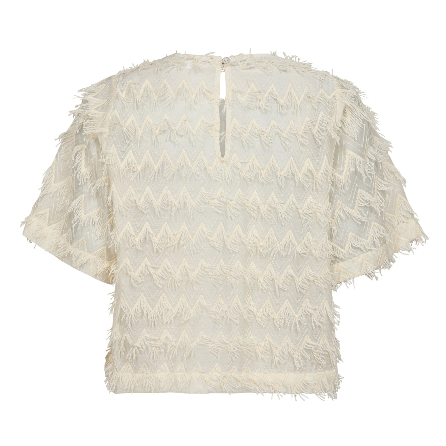 TriangleCC SS Blouse - Off White
