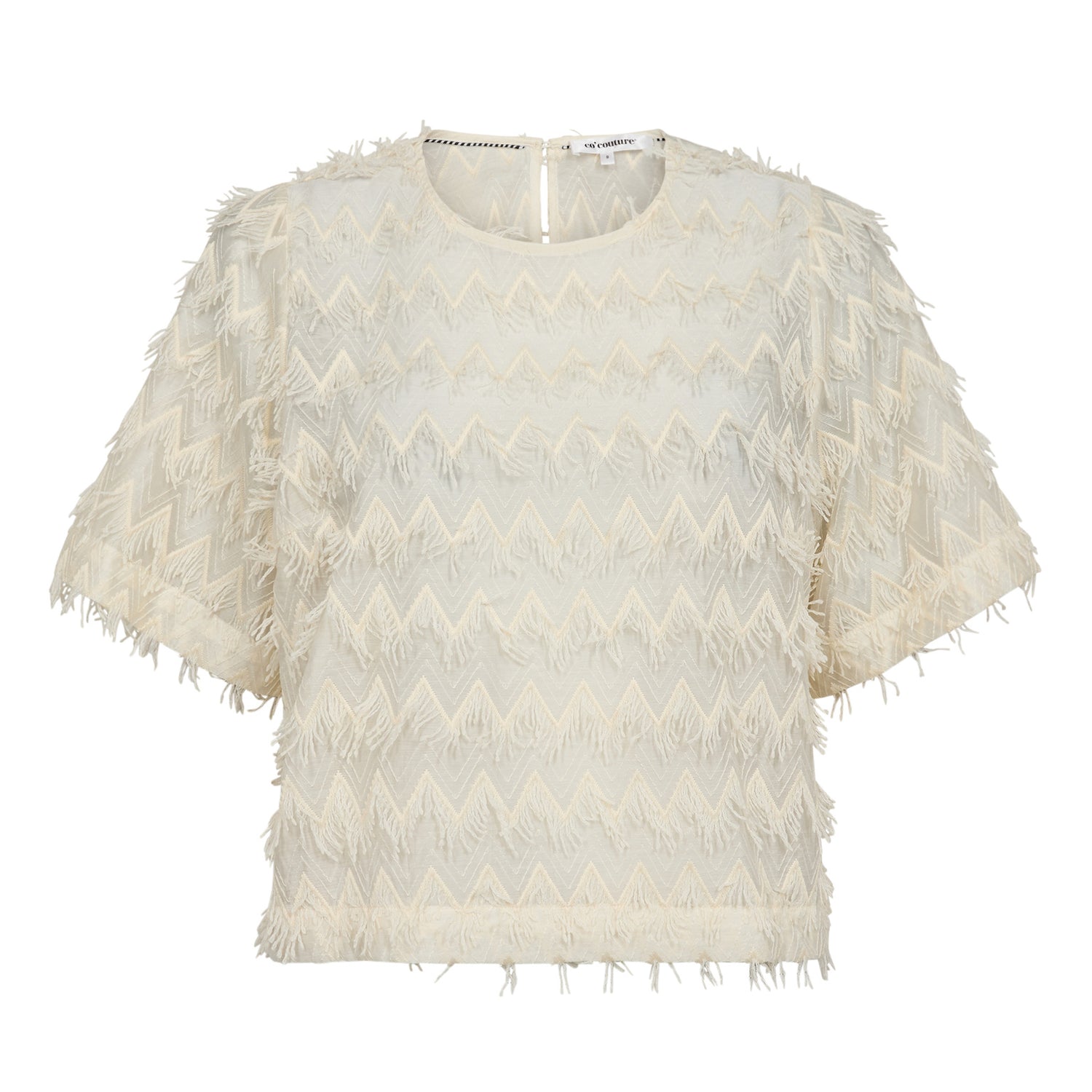 TriangleCC SS Blouse - Off White