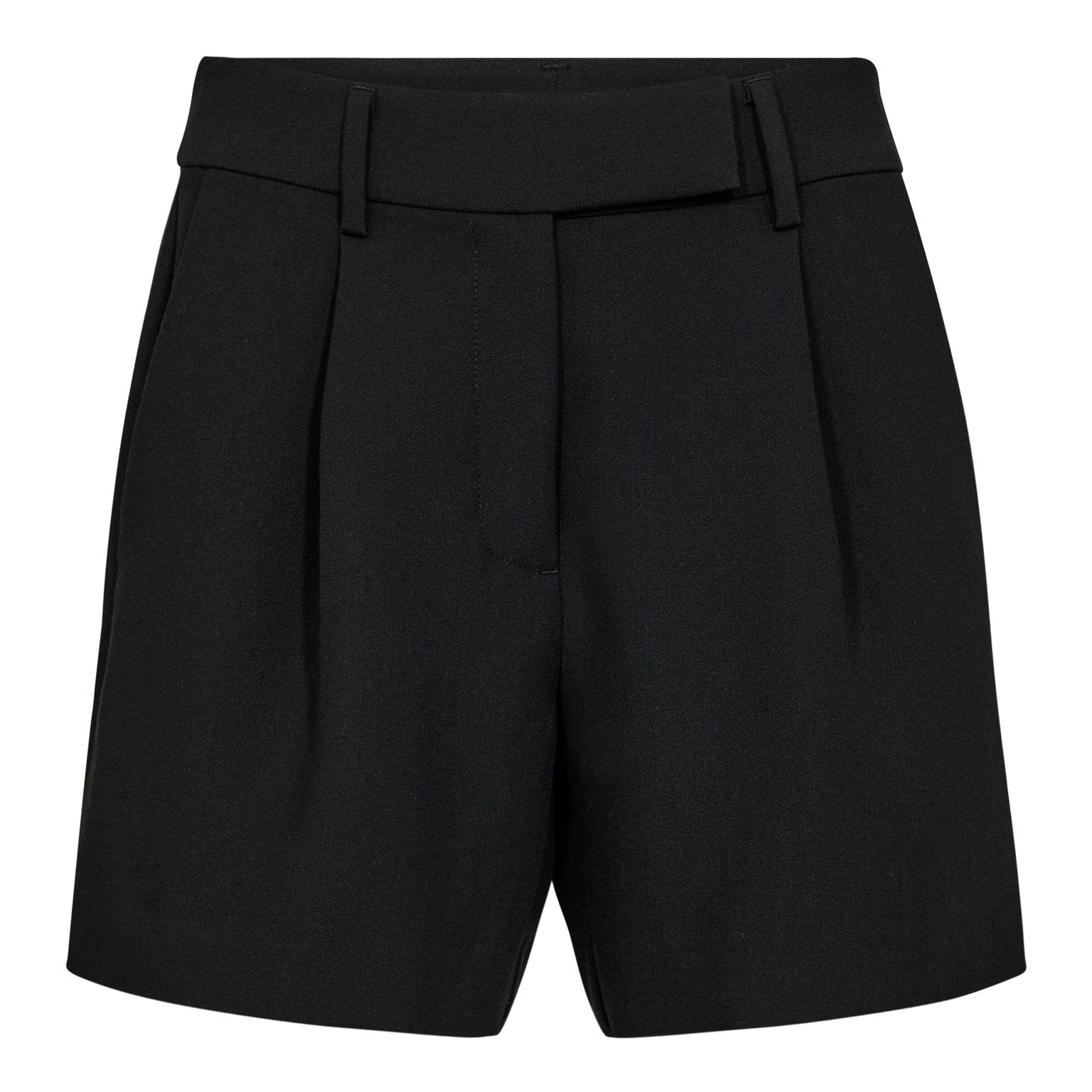 VolaCC Crop Pleat Shorts - Black