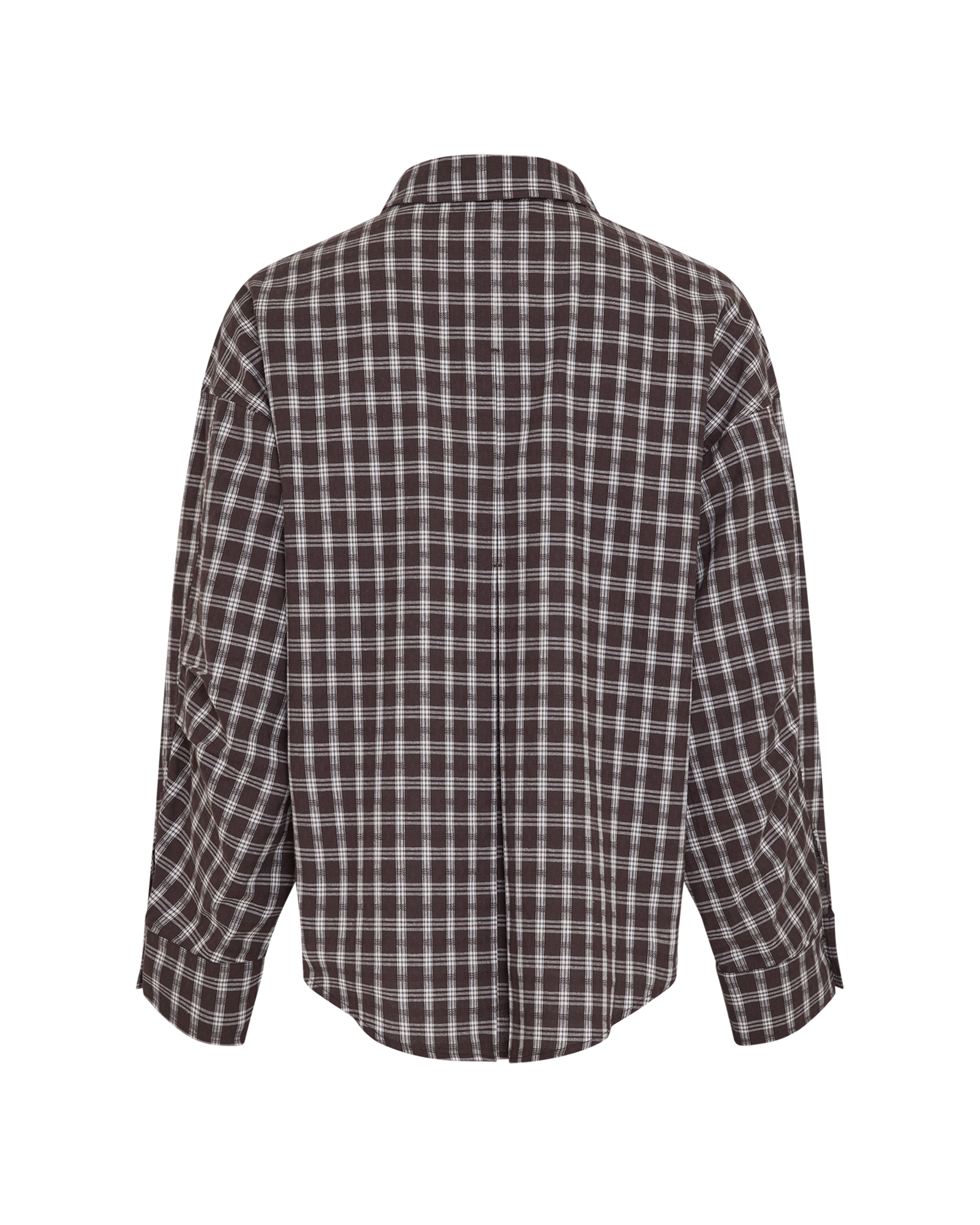 Mschcarola Shirt Chk - Brown Egret