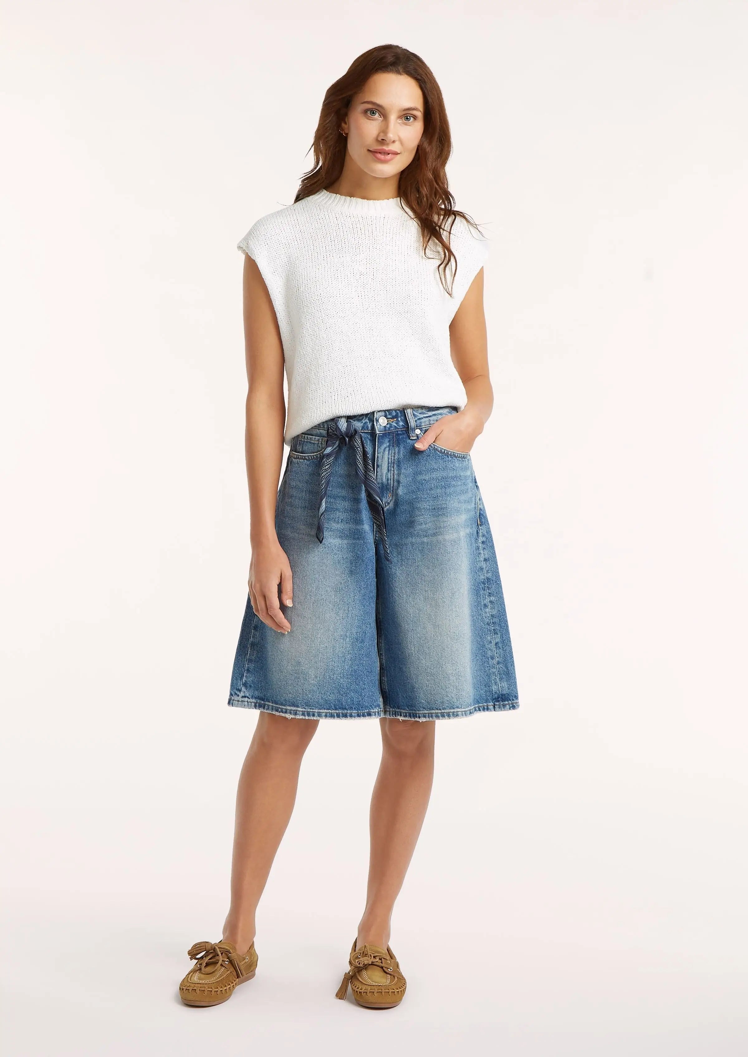Dae Short - Denim Dash Wash