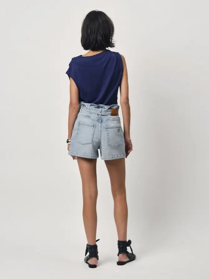 Slater denim shorts - Worn Blue