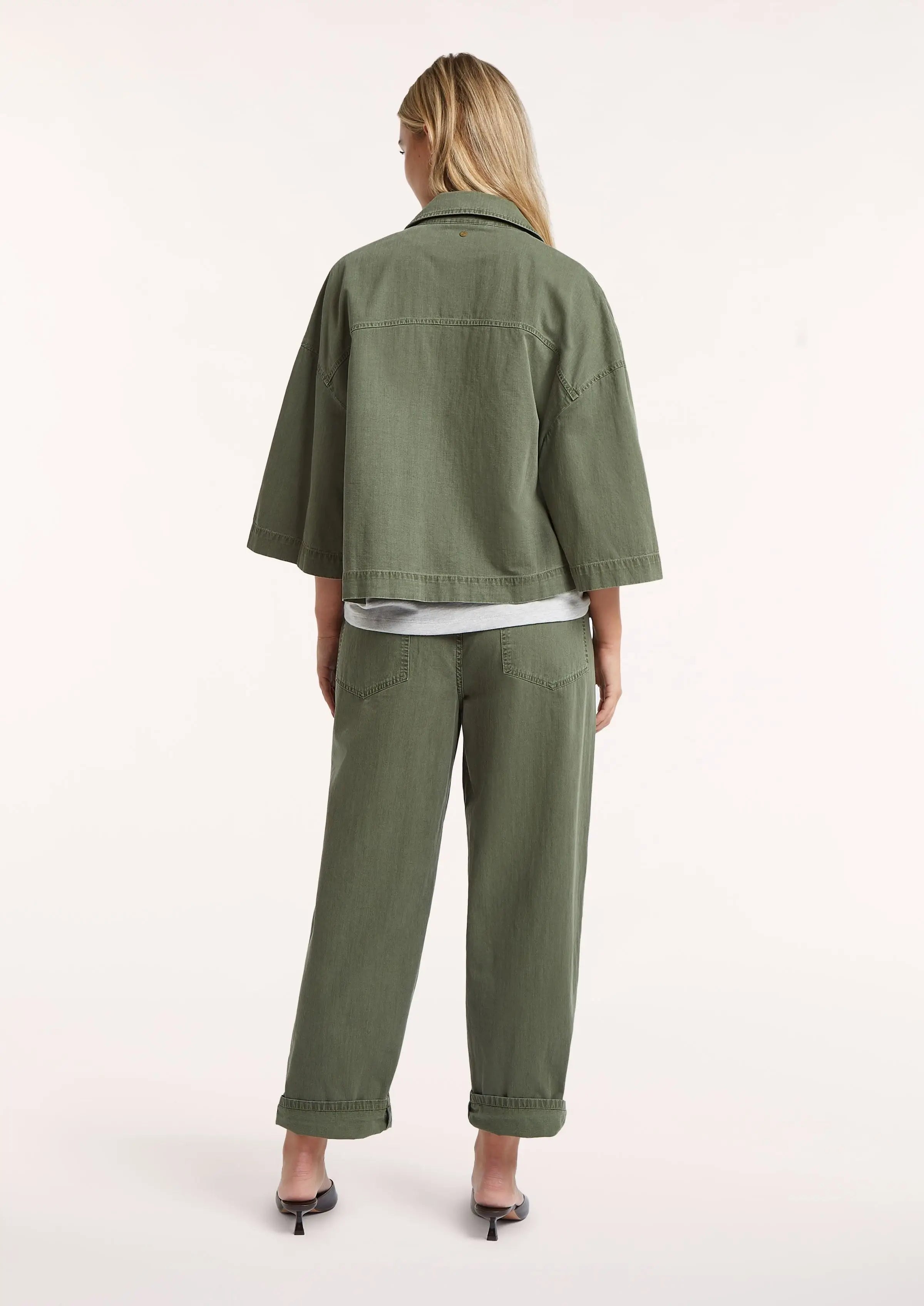 Dean Jacket - Washed Olive