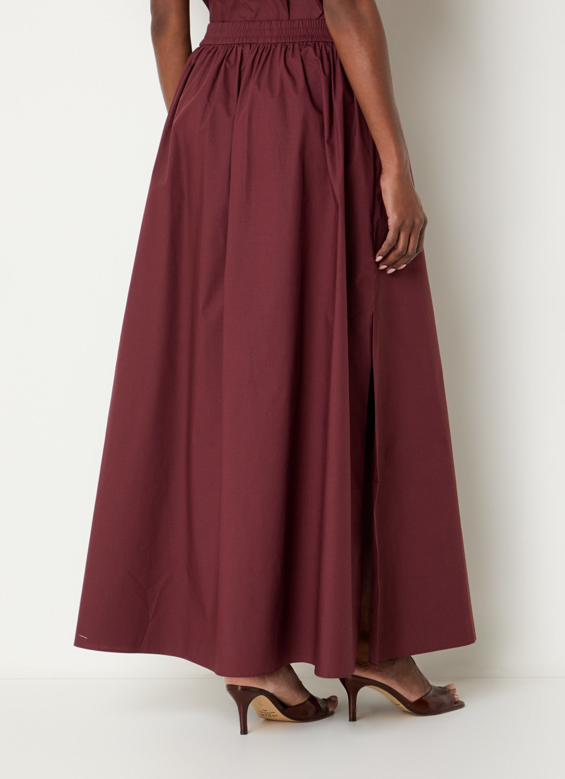 Gisole Maxi Shirt - Cacao Berry