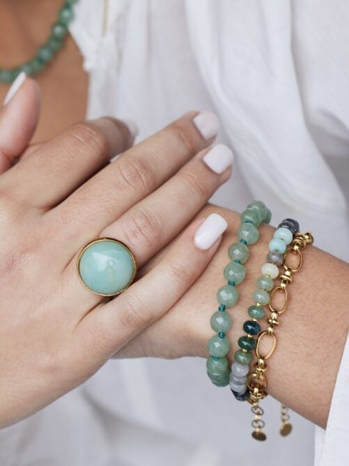 Gemstone armband aventurijn