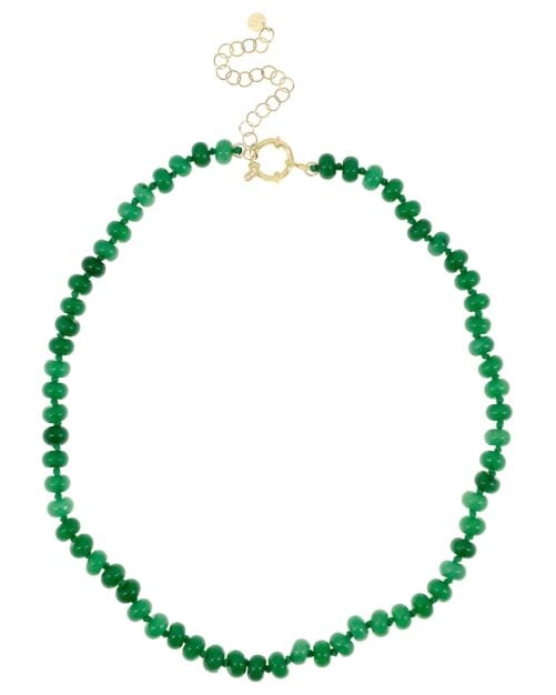Gemstone ketting fel groen