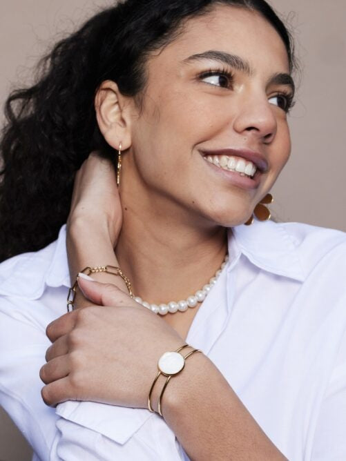 Korte Ketting Met Grote Parels