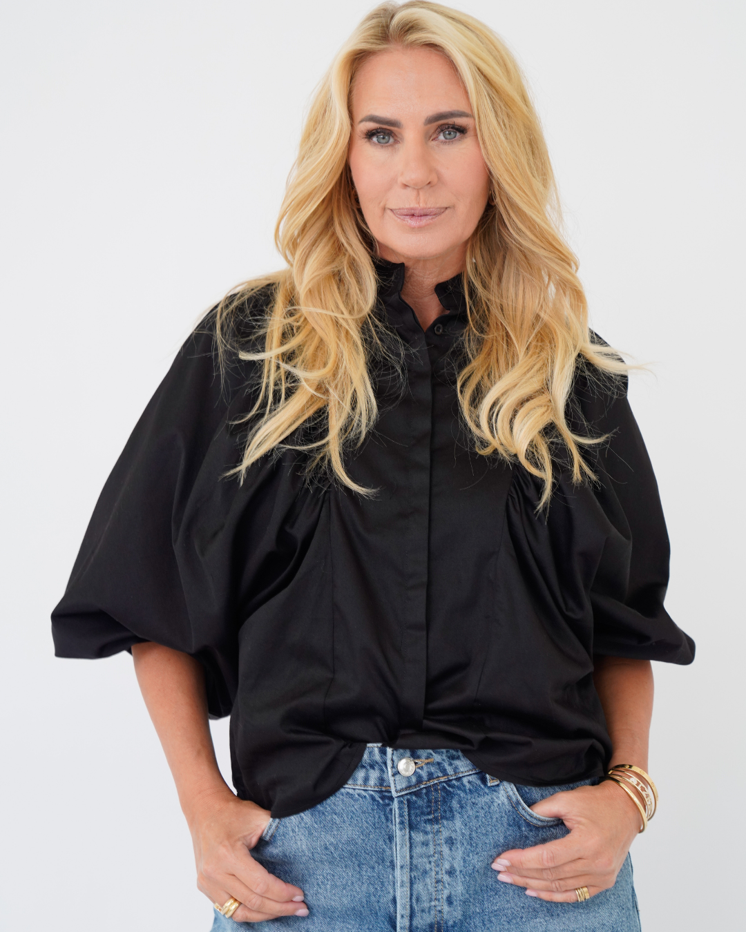 Guinevere Blouse - Black
