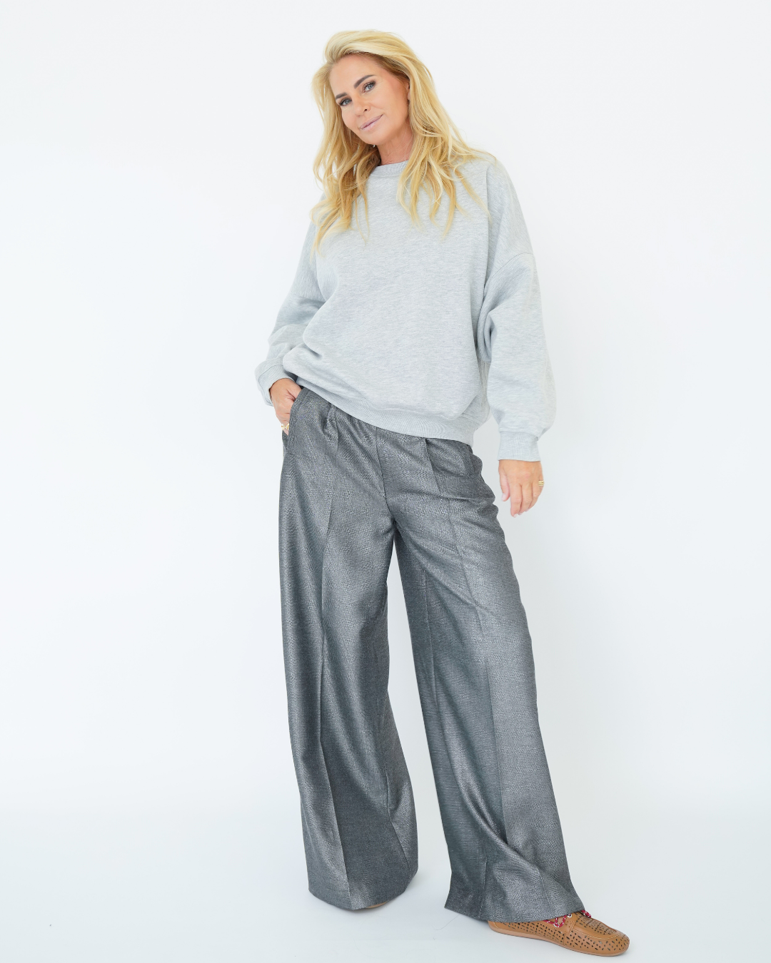 Jildau Trouser - Light Grey