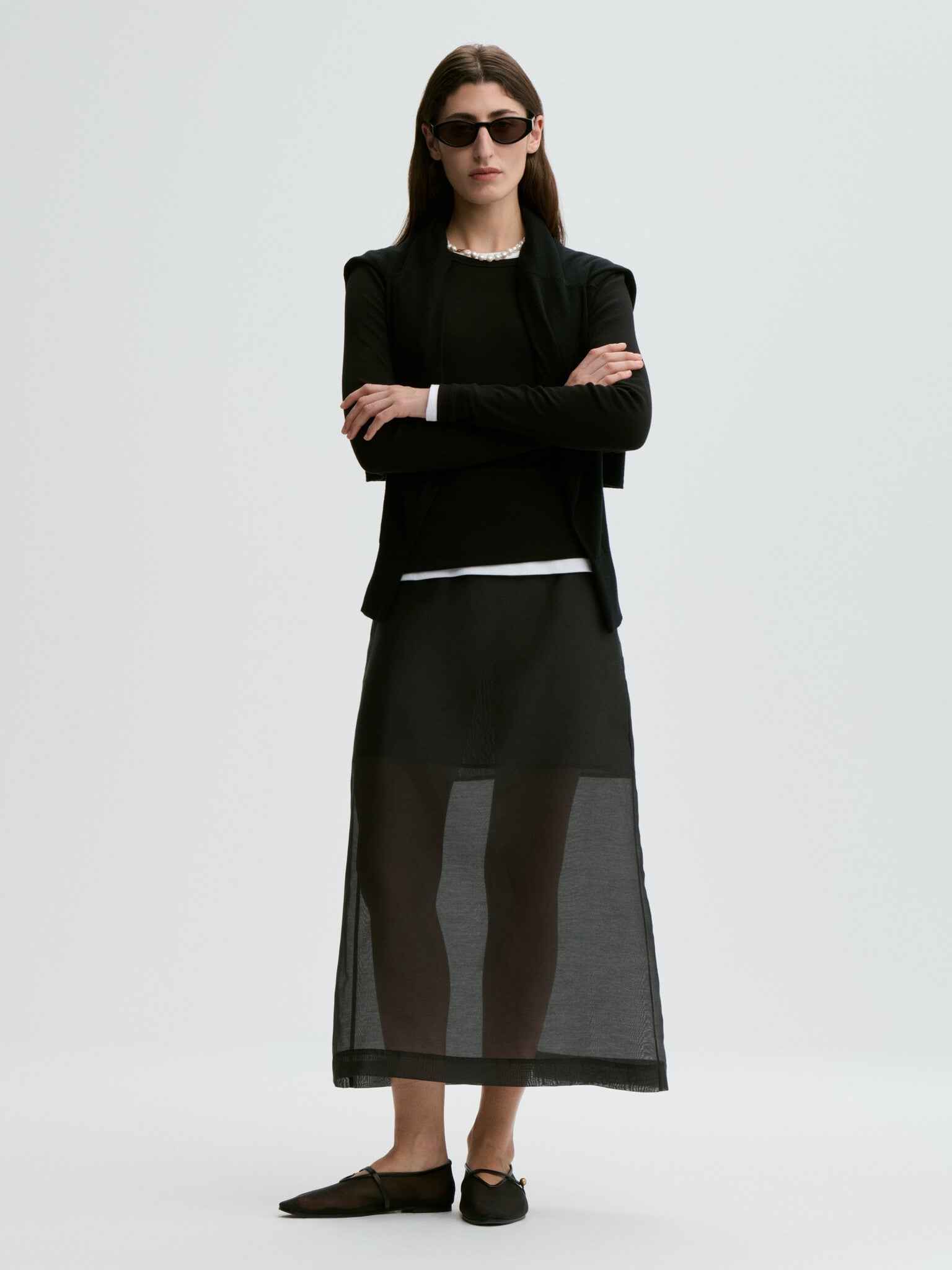 Esta Soft Organza - Black
