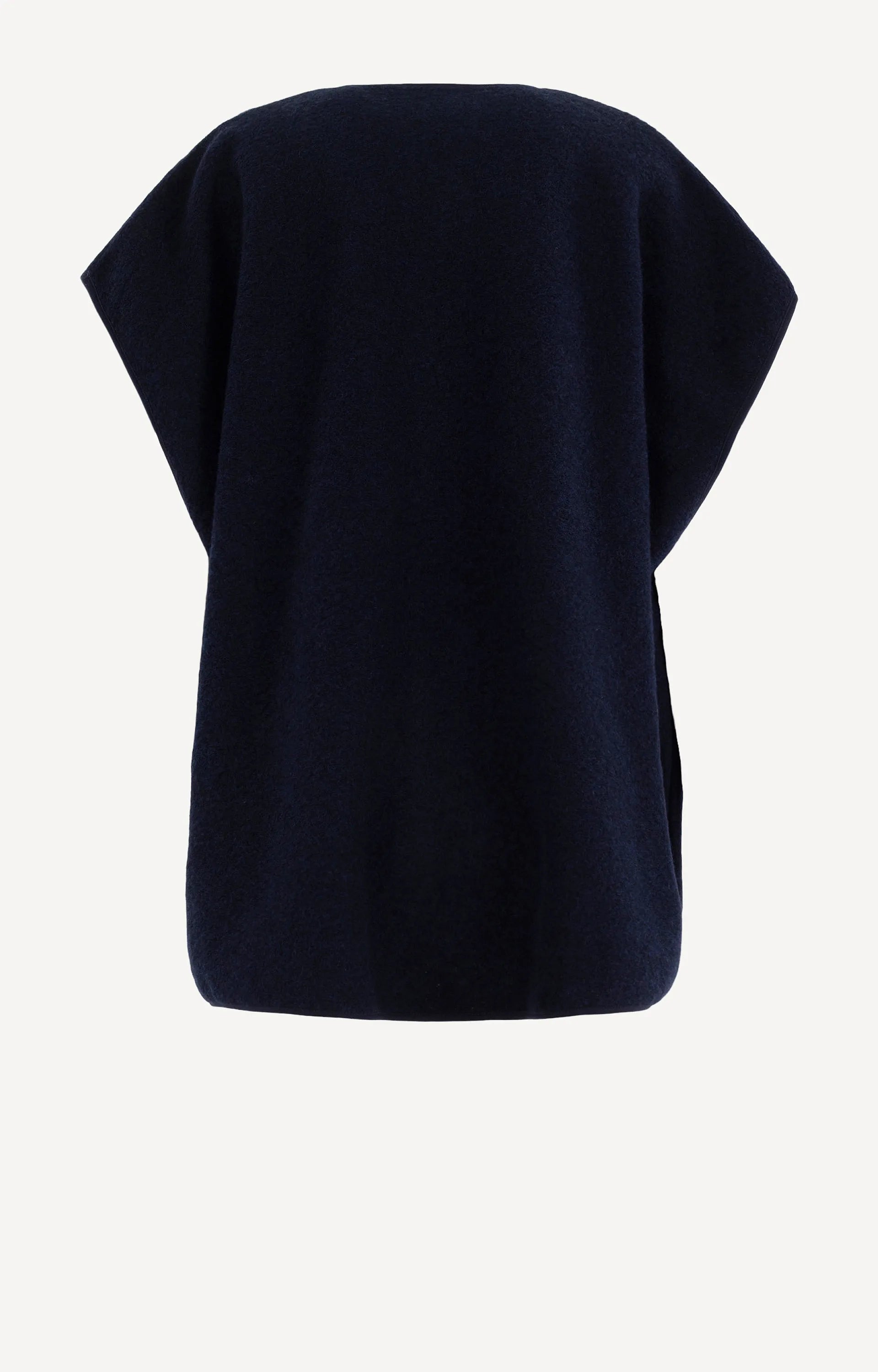 Ines Sleeveless Jacket - Navy