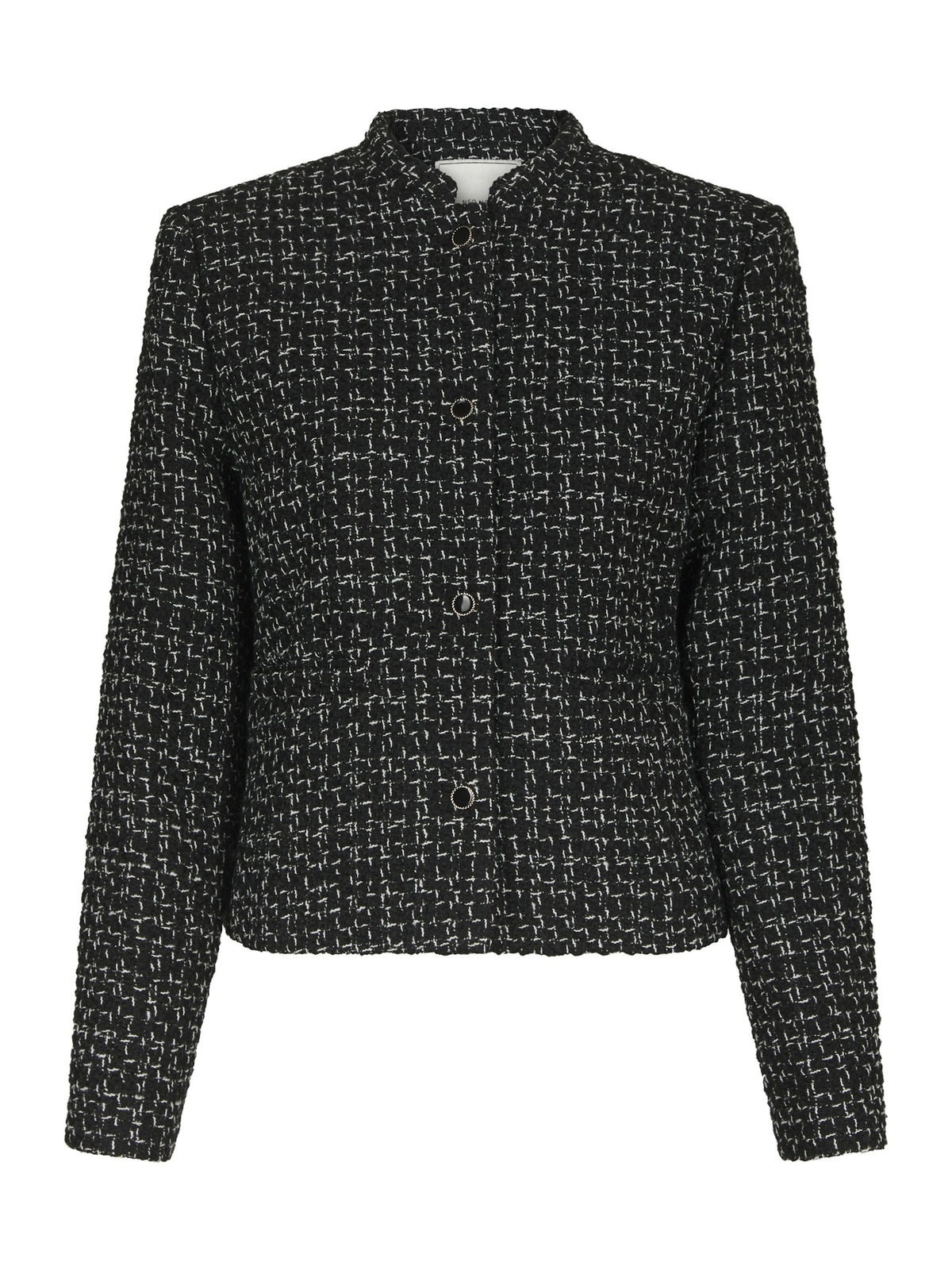 Denisa Boucle Jacket - Black