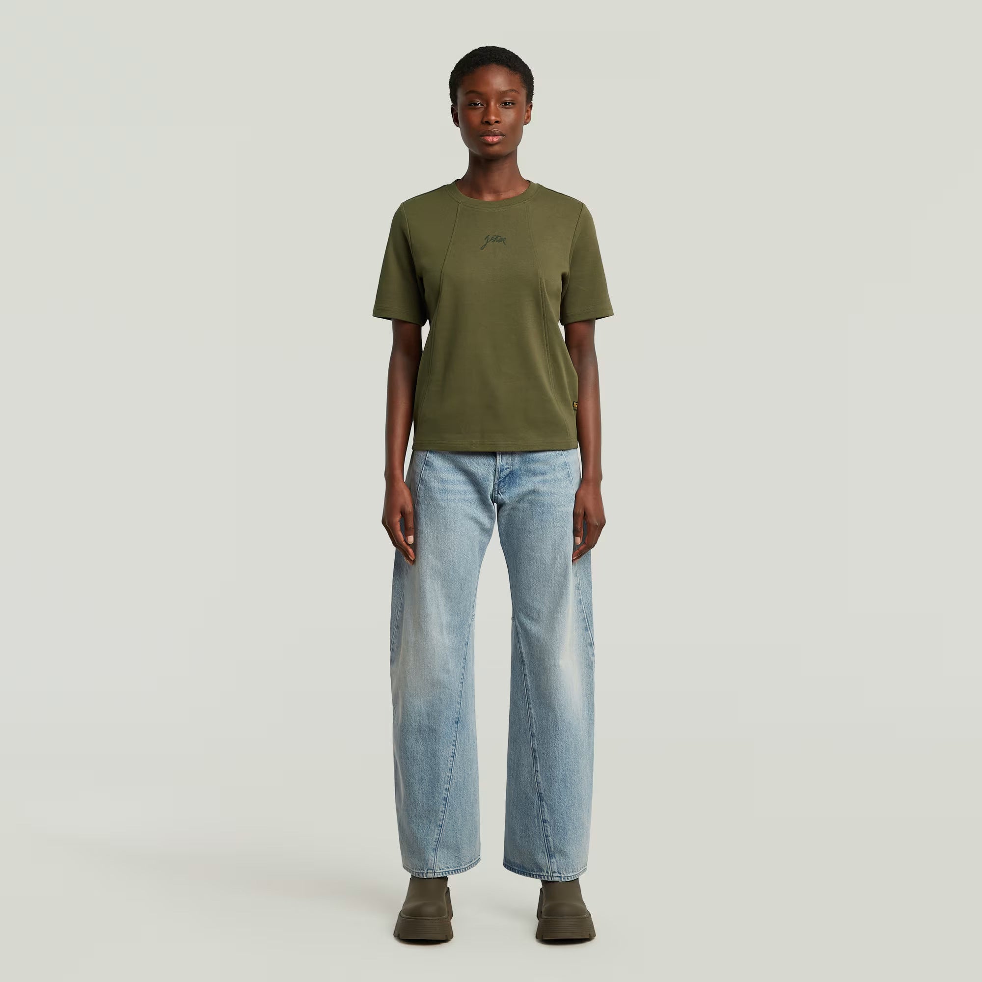 Contor 3D Wide wmn - Sun Faded Pacific Blue