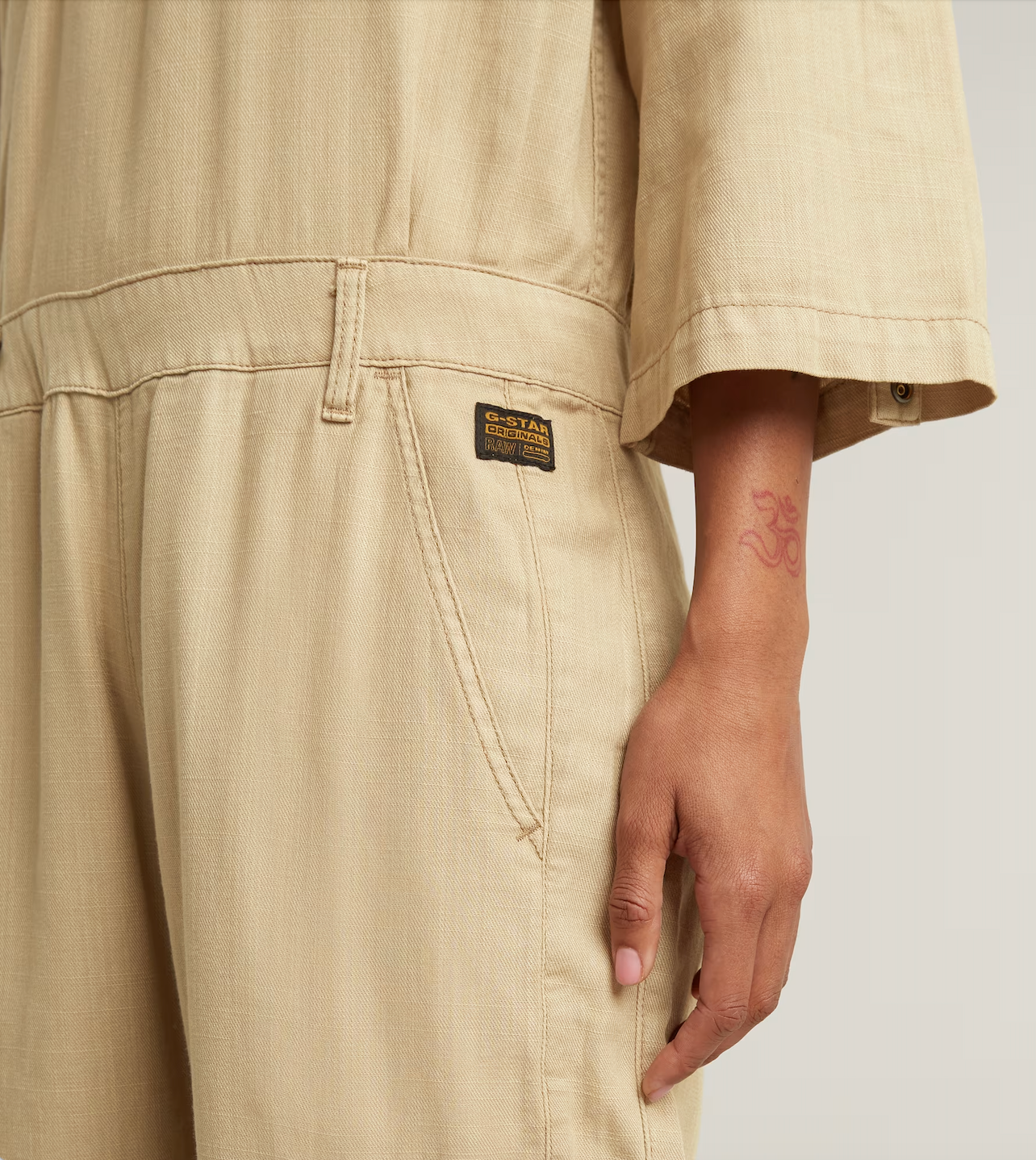 Wrap jumpsuit - DK brick GD