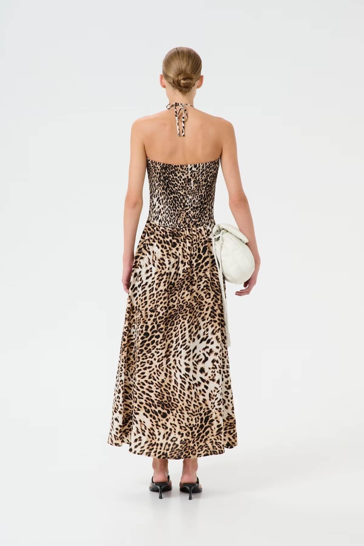 GZgeopa P Tube Dress - Leopard Butter Yel