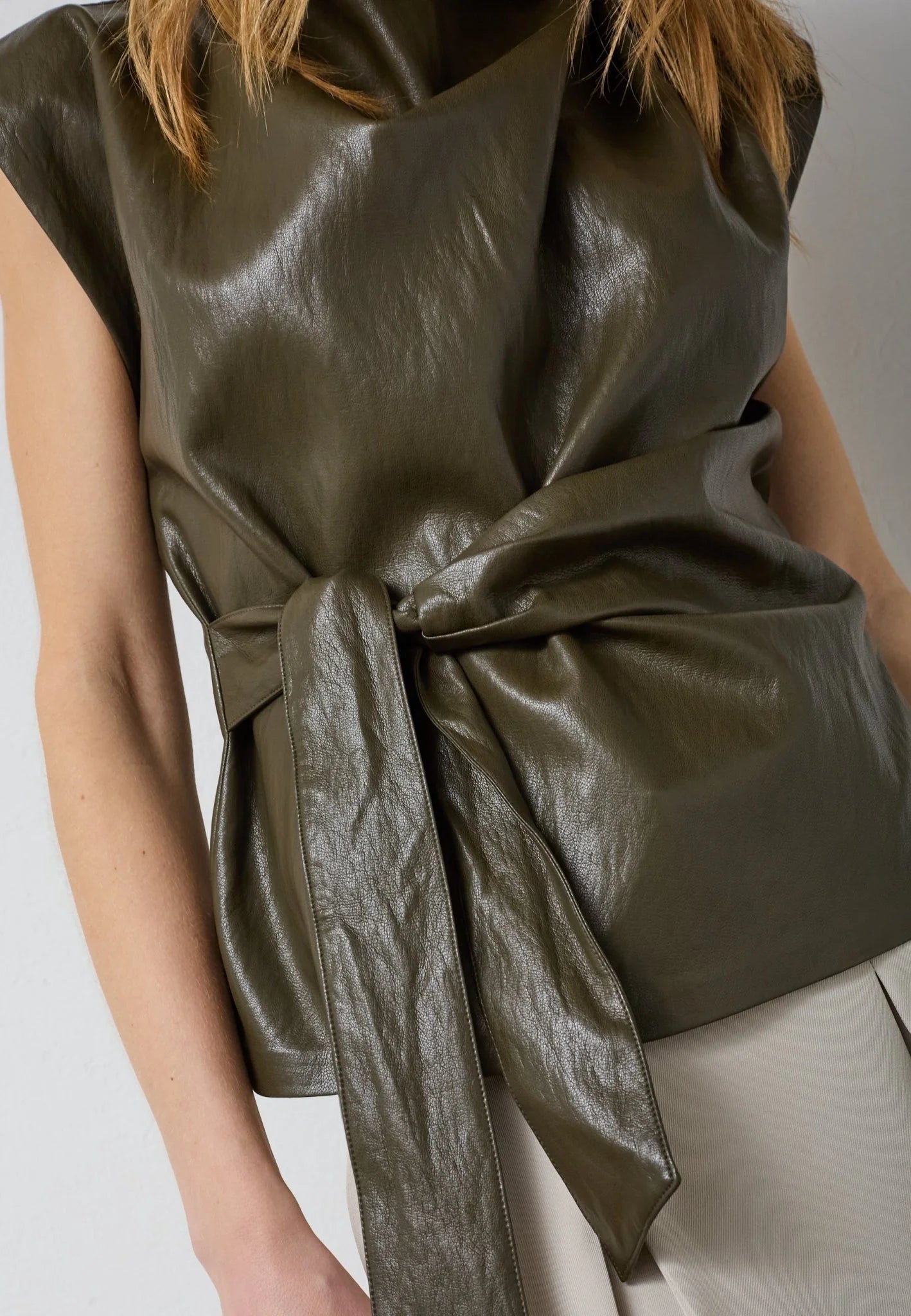 GittCC Pleat Top - Army