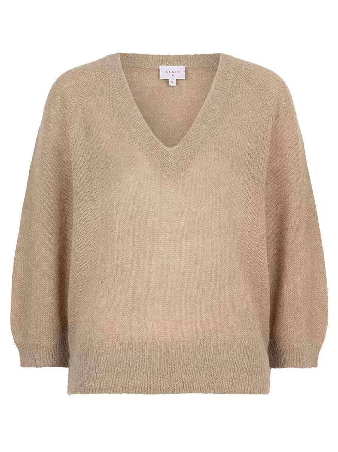 Rhoda V-Neck Knitted Sweater - Dry Sand