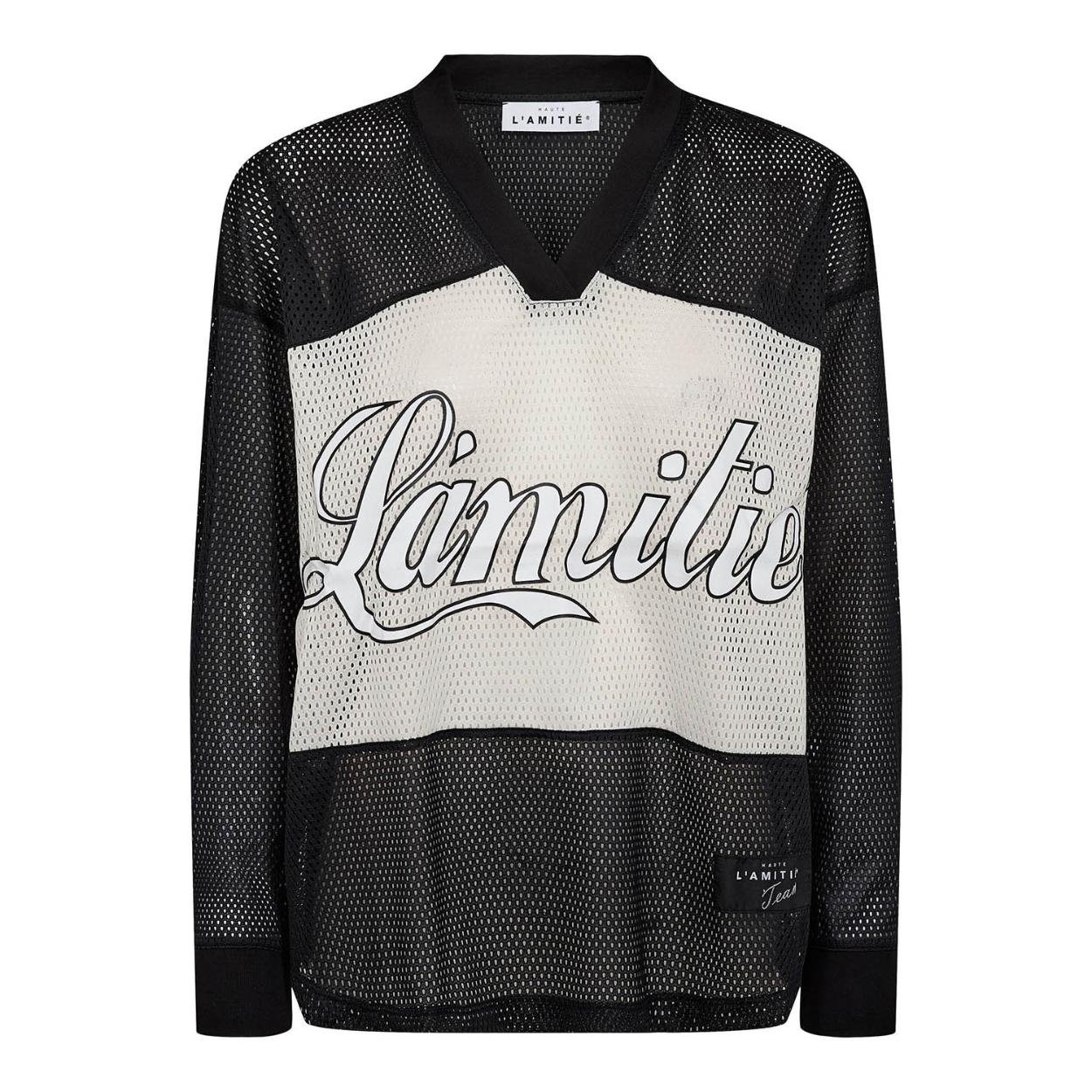 Drift Mix Logo Blouse - Black