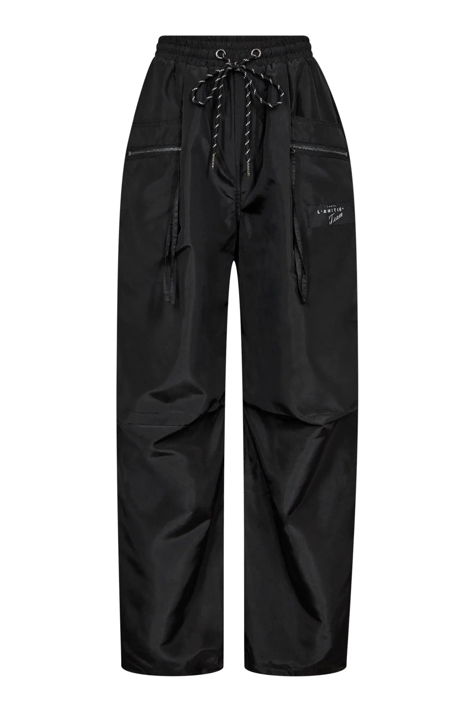 Cargo Zip Pocket Pant - Black