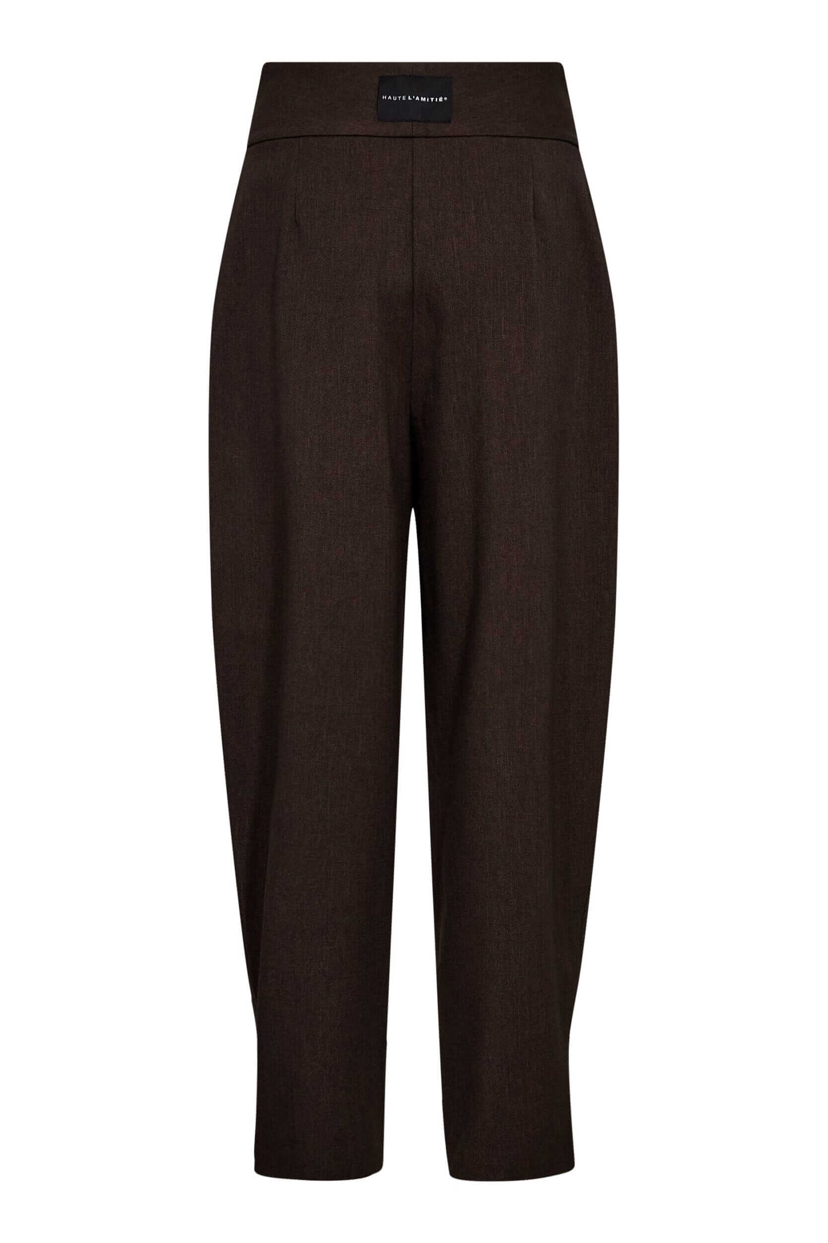 Zeppe Pleat Pant - Mocca Melange