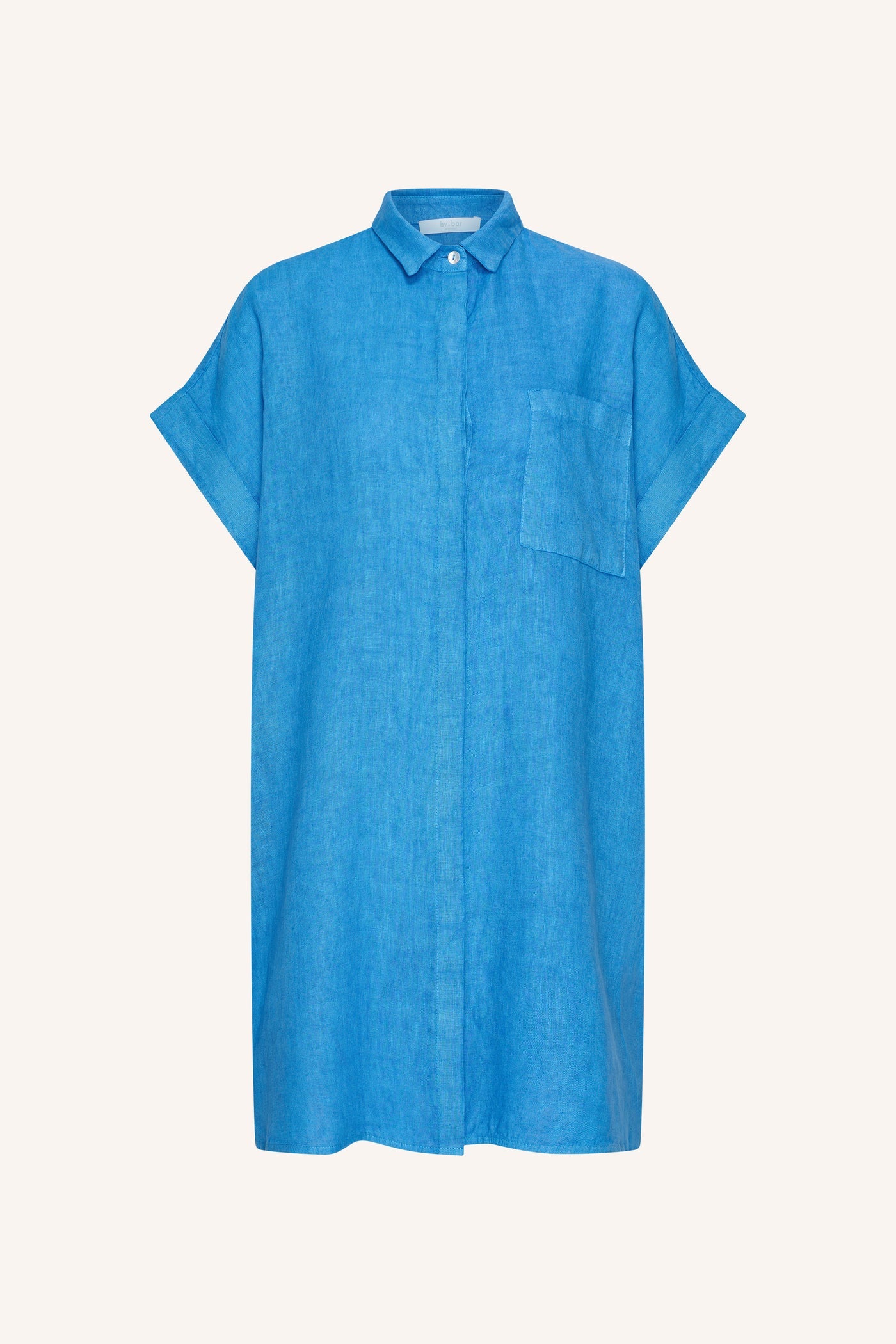 Hella linen dress - Regatta blue
