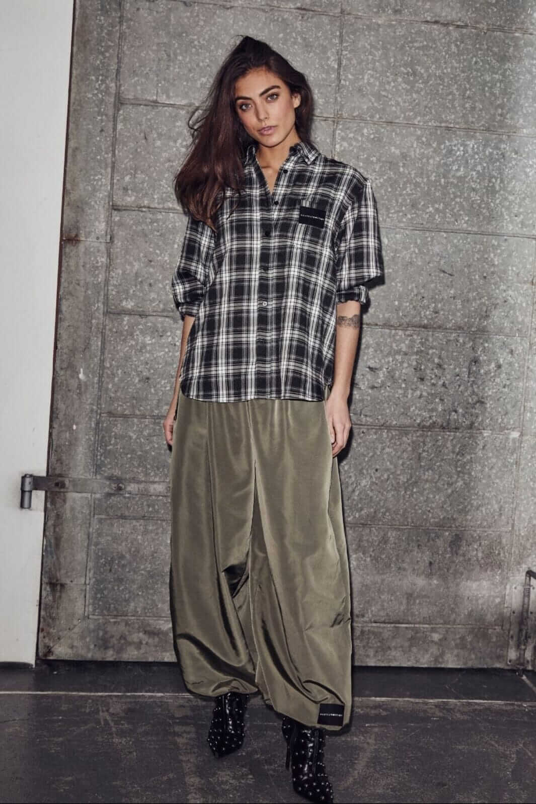 Thalia Harem Pant - Army