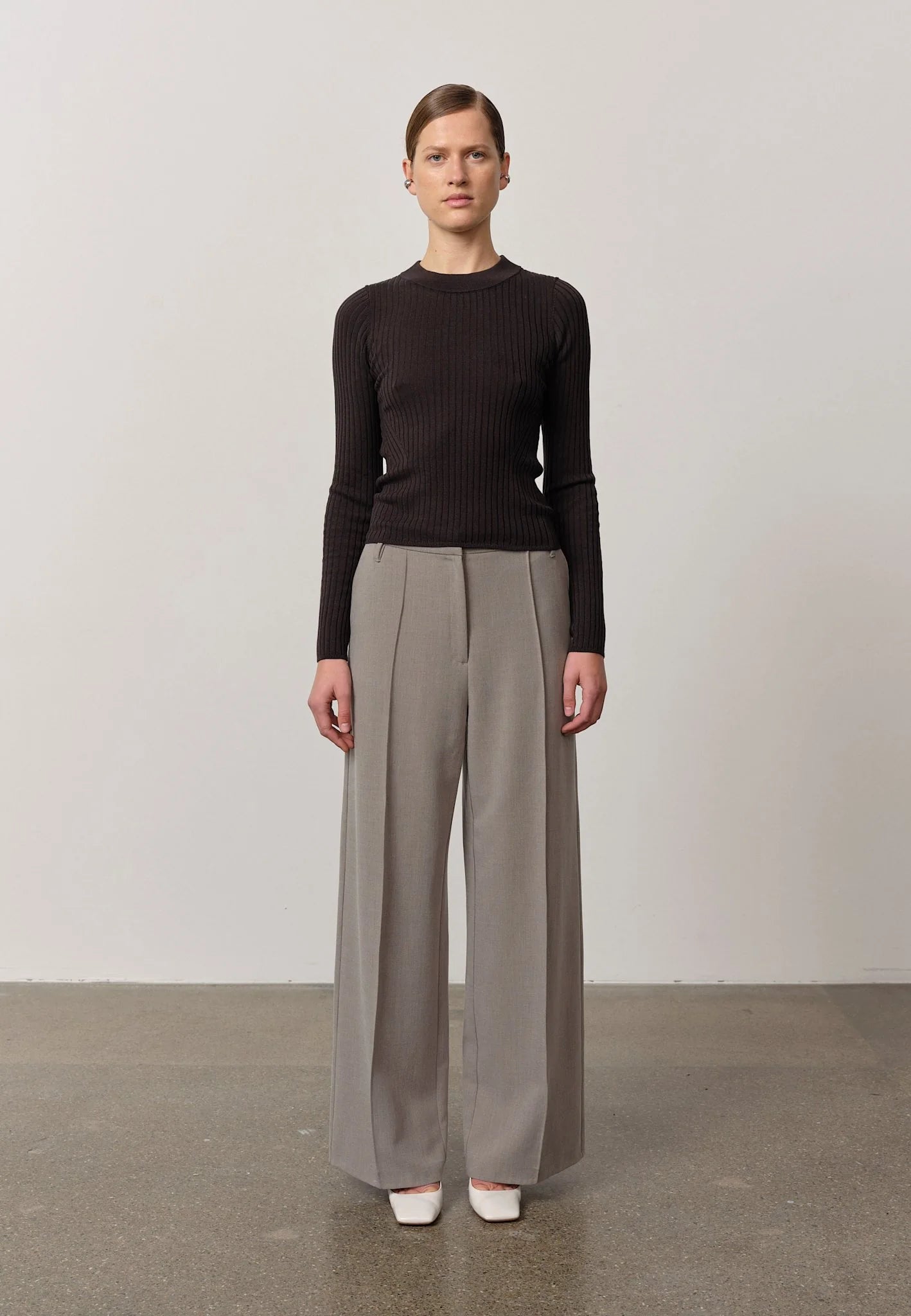 Kimberly Pants - Light Grey