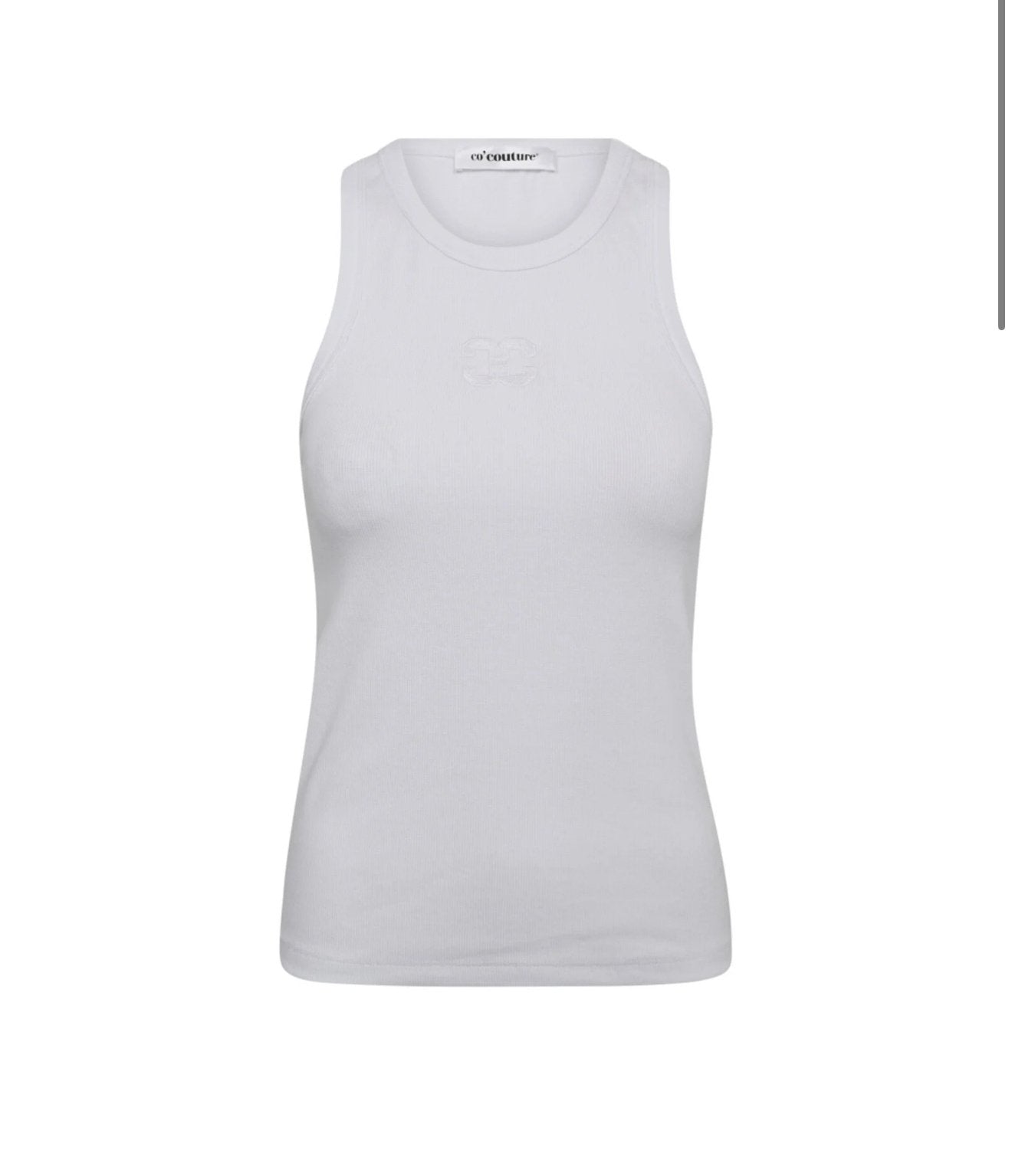 SaharaCC Embroidery Tank Top - White