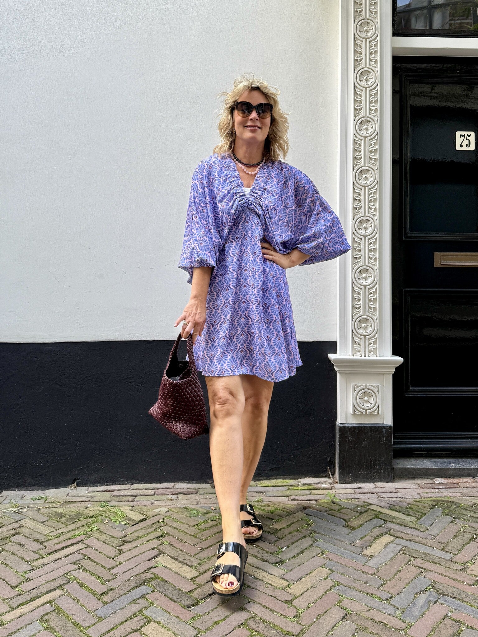 Flower Dress - Blue