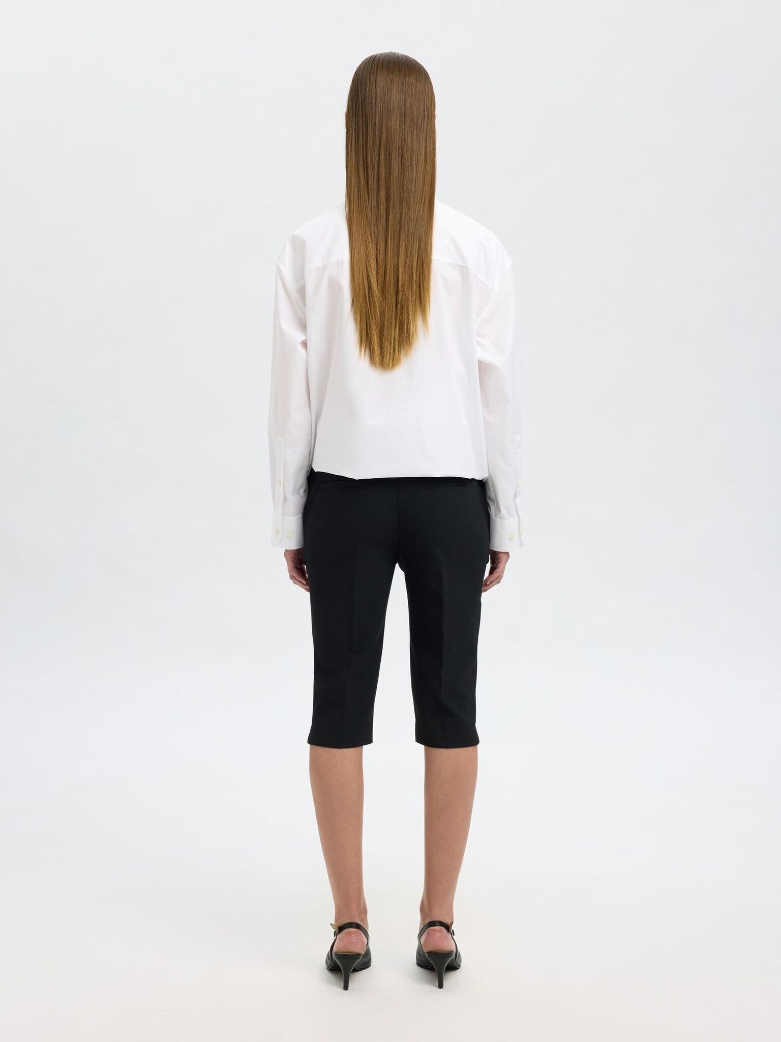 slfcapri-rita mw pant - Black