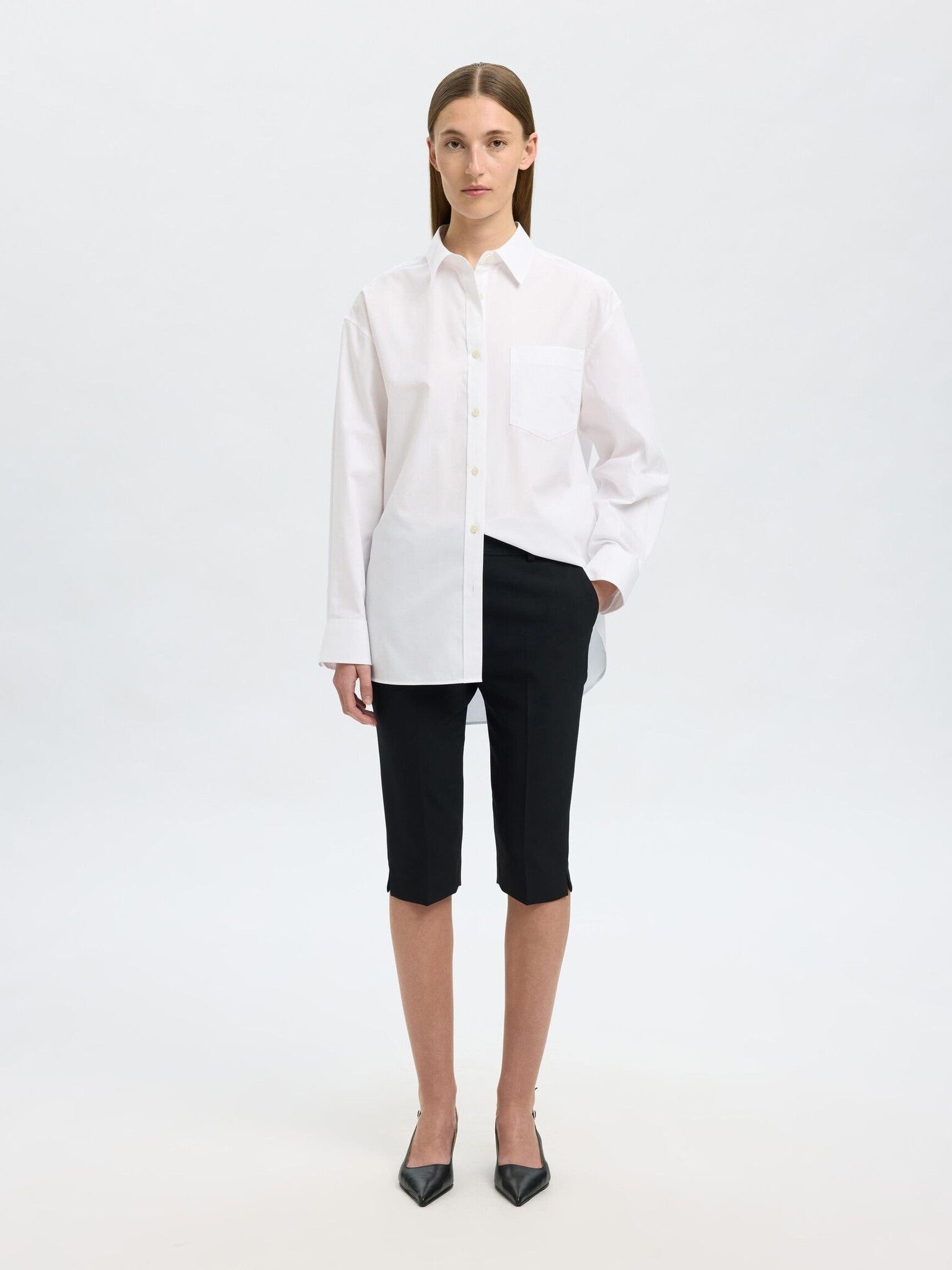 slfcapri-rita mw pant - Black