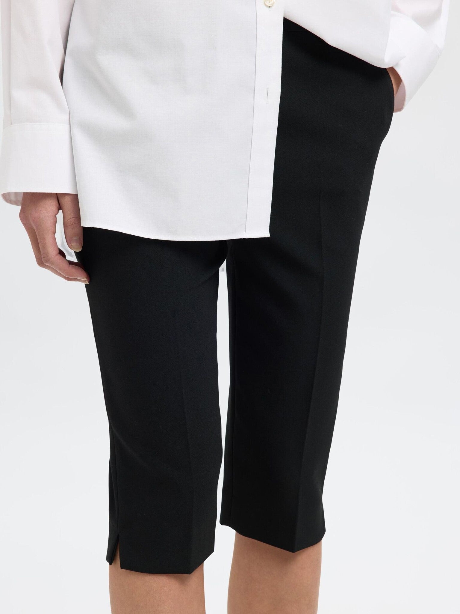 slfcapri-rita mw pant - Black