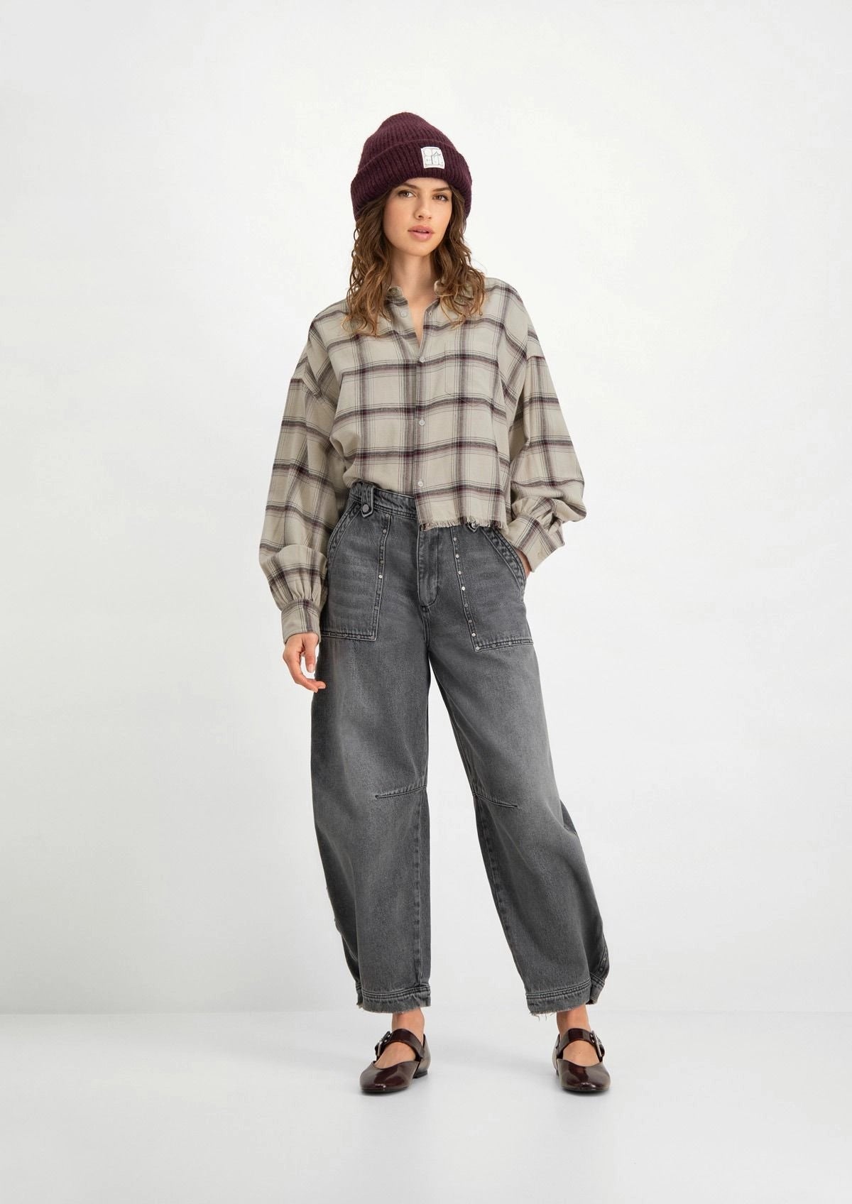 Dilan Blouse - Aubergine