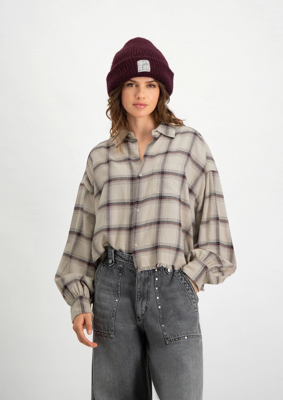 Dilan Blouse - Aubergine