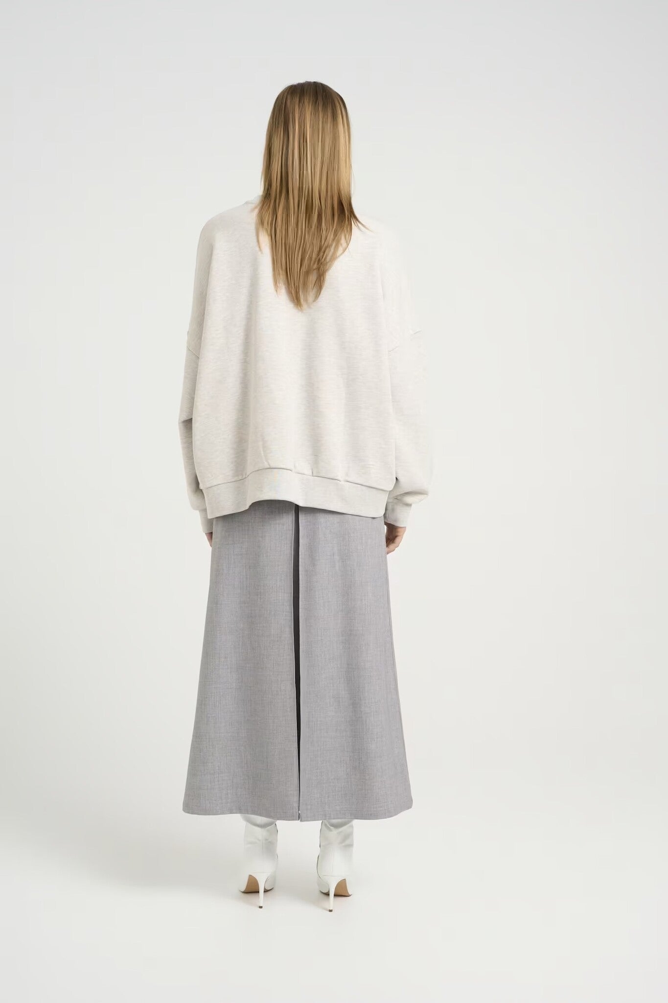LullaGZ OZ Sweatshirt - Light Grey Melang