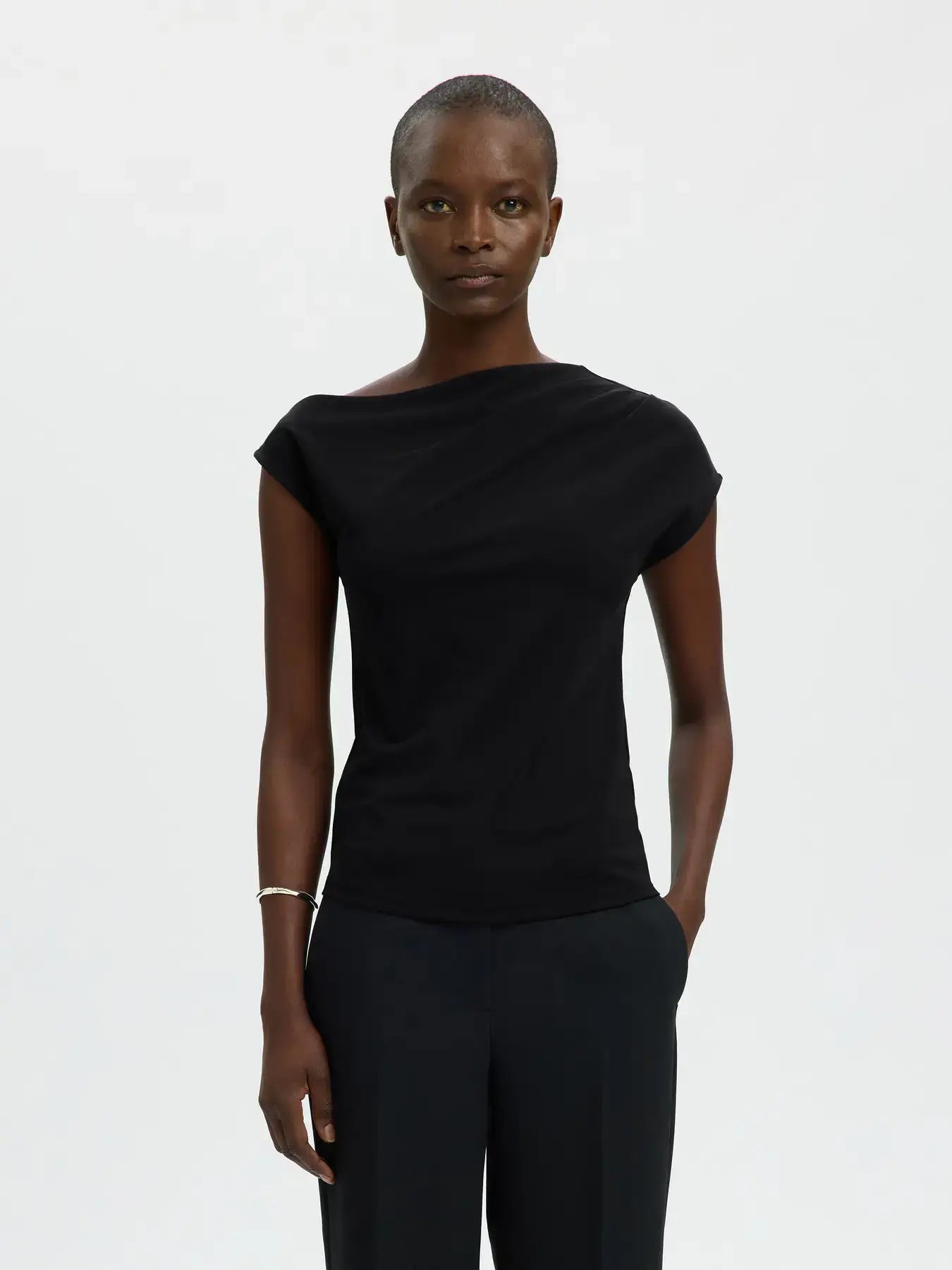 SLFmolly SS Top - Black