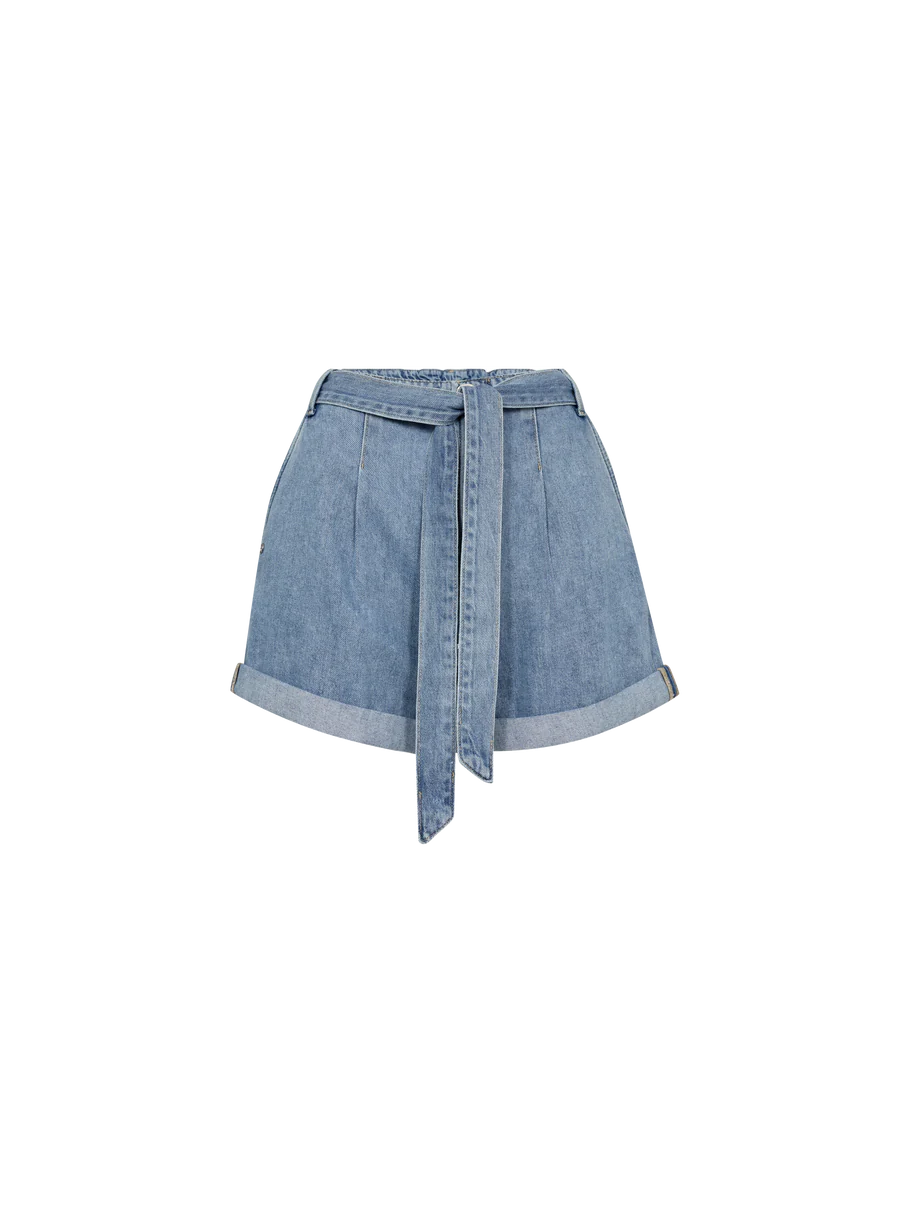 MMMeggi Denim Shorts - Light Blue