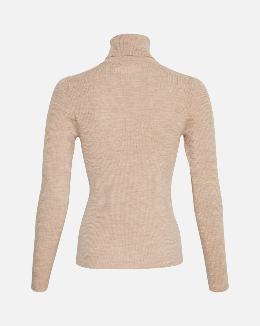 MSCHRigmor avalina rib r pullover - peyote melange