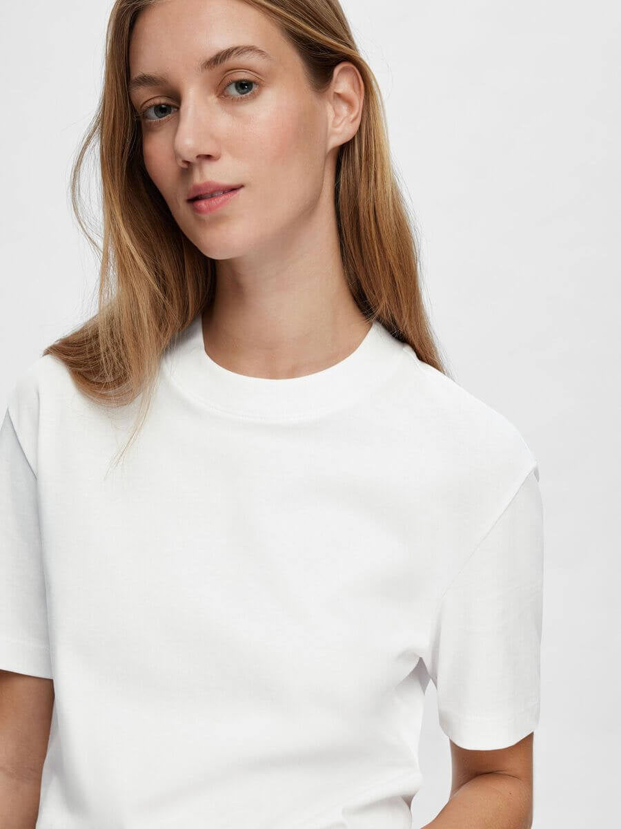 Relax Colwoman ss mock - Bright White