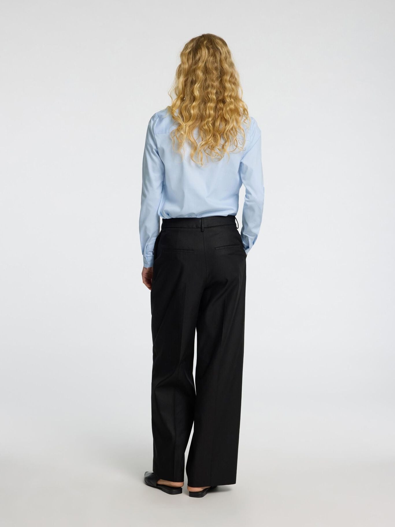 Romie LS fitted shirt noos - Light Blue