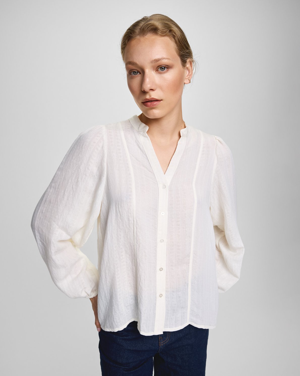 MSCHBlanka Amrita Shirt - Egret